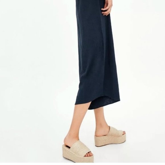 Zara Jute Platform Sandals, 40, size 9 - Picture 3 of 5